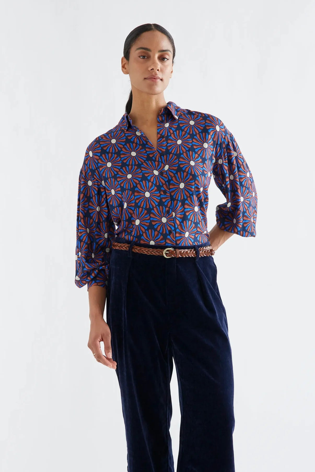 Camicia fantasia floreale