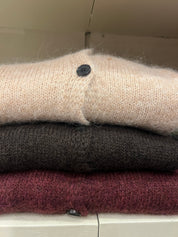 Cardigan misto lana e alpaca