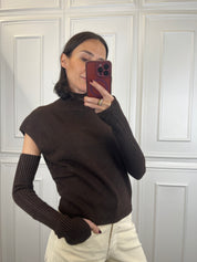 Maglia con manicotti