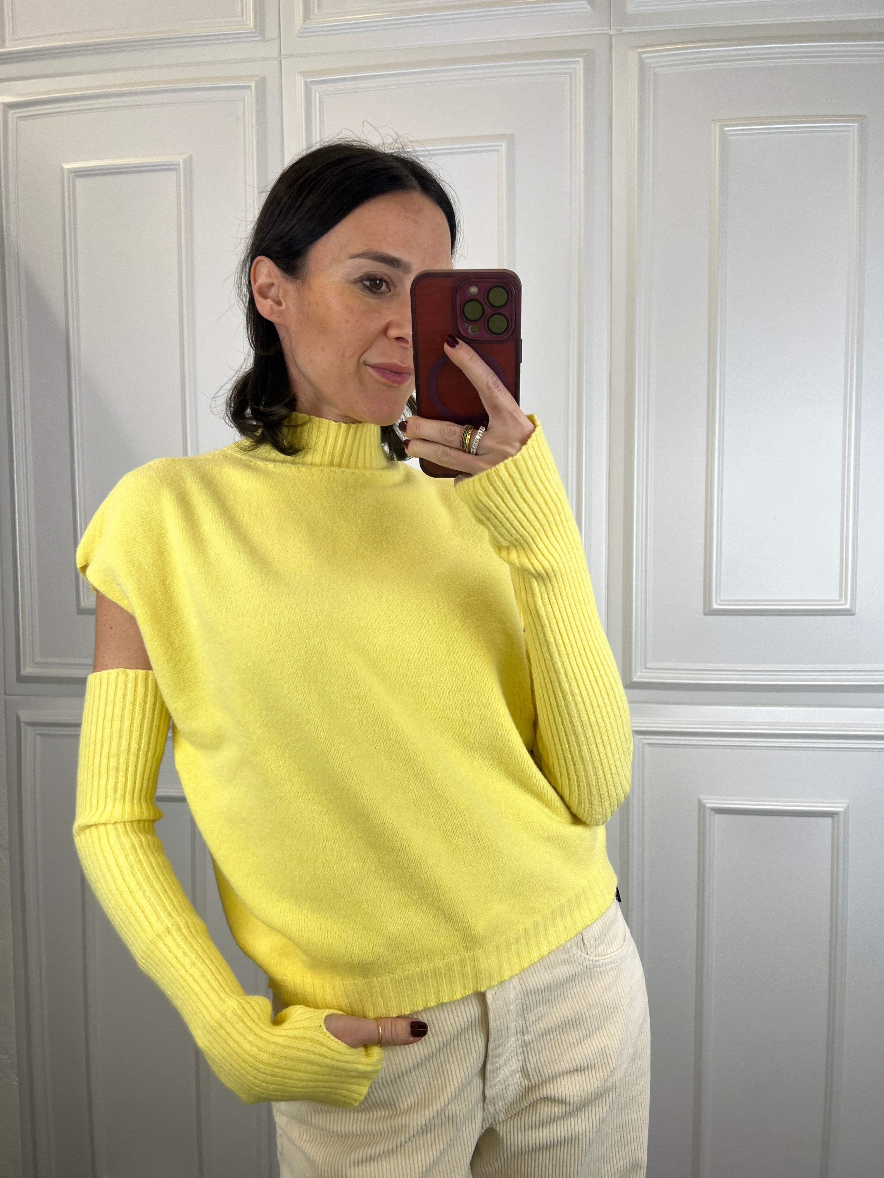 Maglia con manicotti