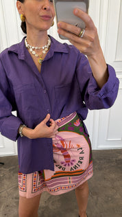 Camicia over con tasche