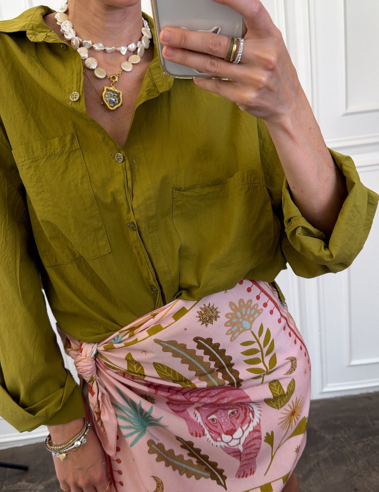 Camicia over con tasche