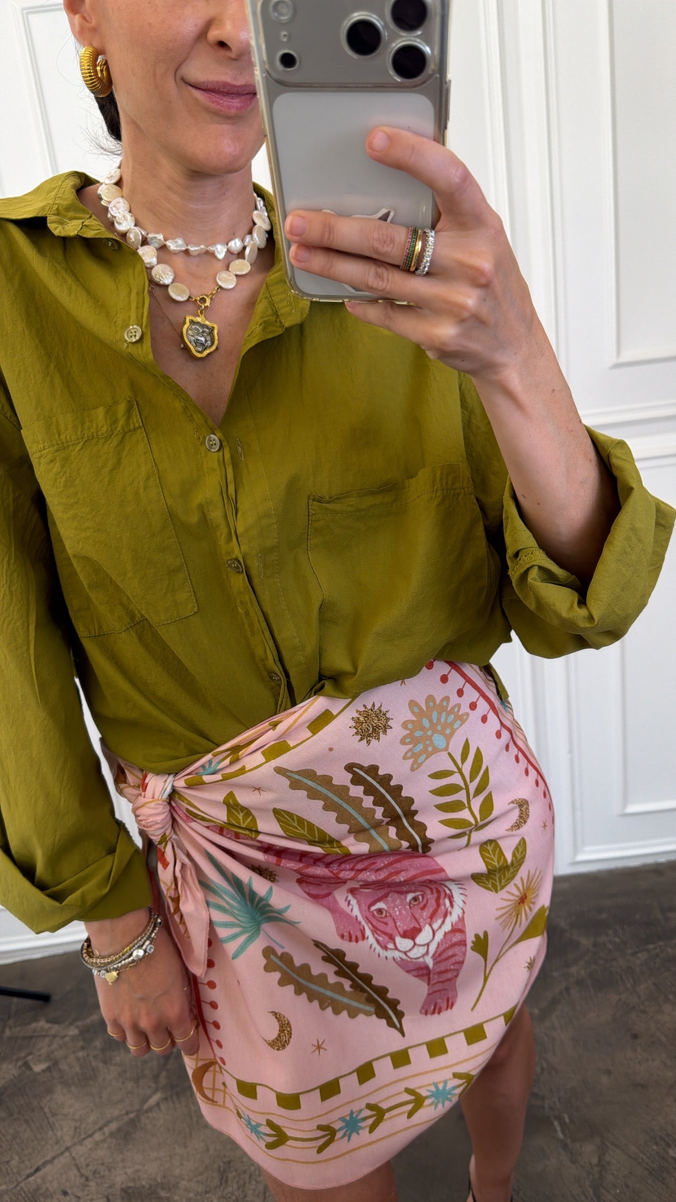 Camicia over con tasche