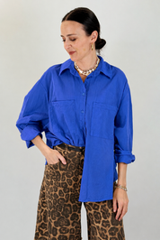Camicia over con tasche