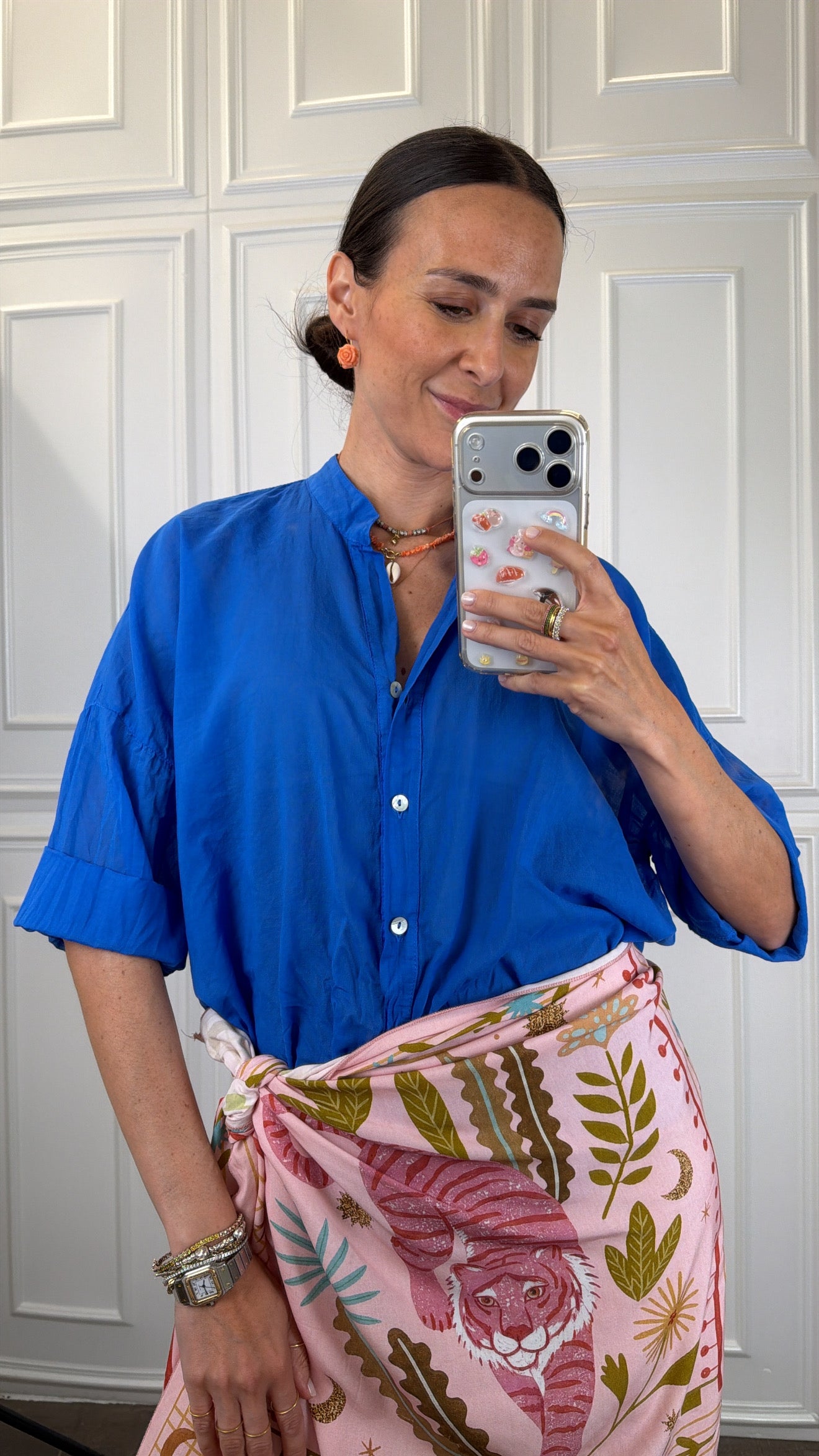 Camicia voile cotone