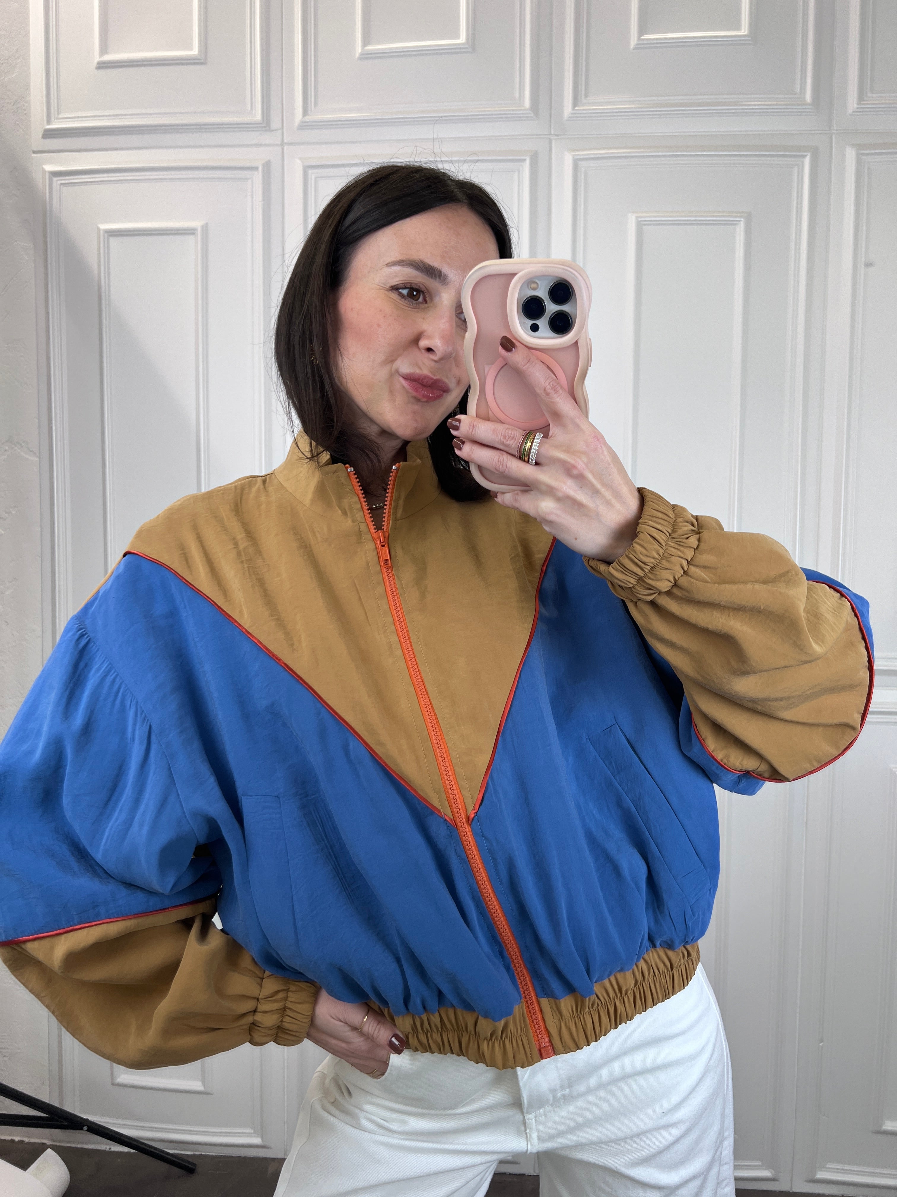 Bomber piping bande colorate
