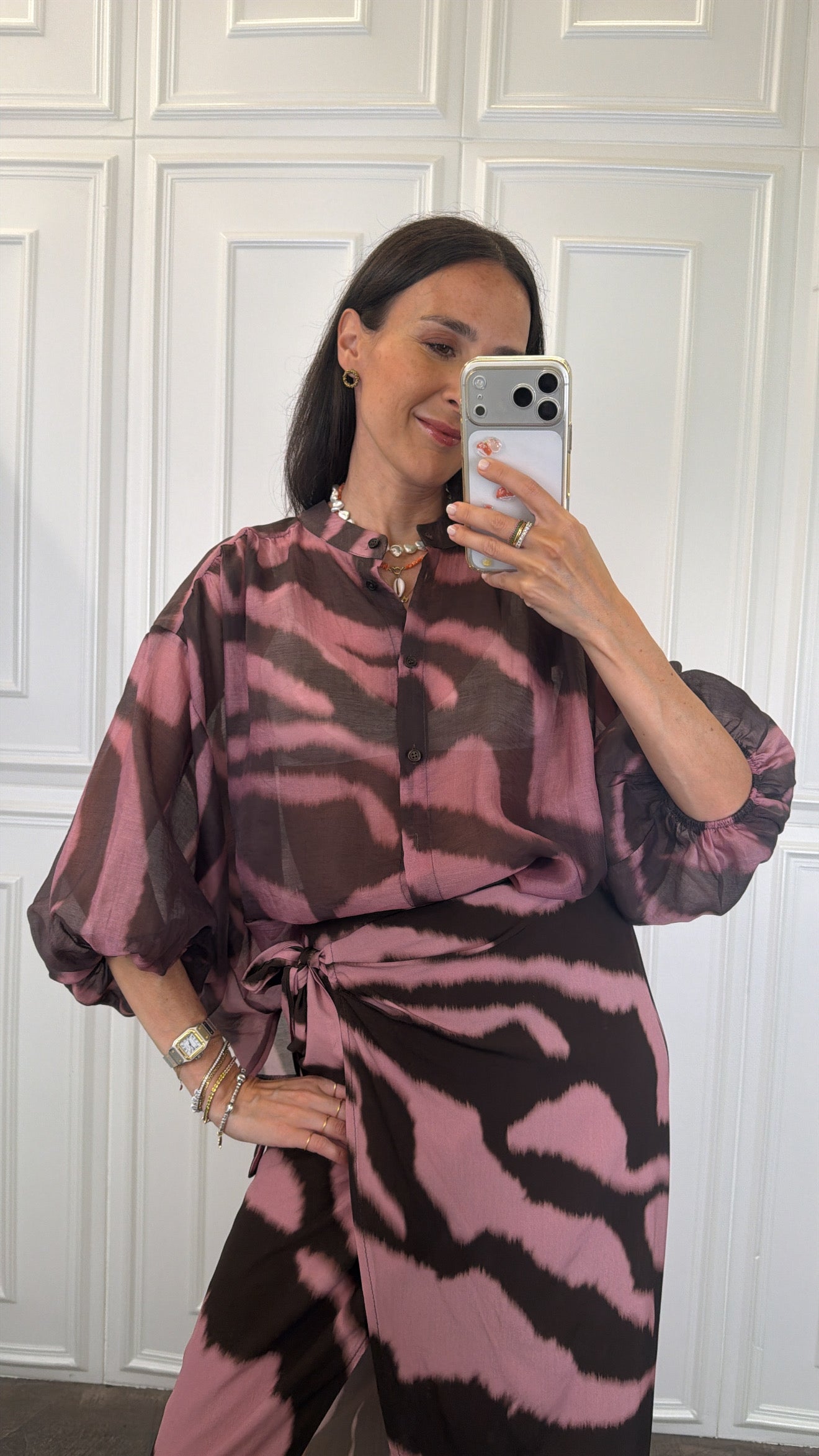 Camicia zebrata