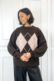 Maglia girocollo rombi