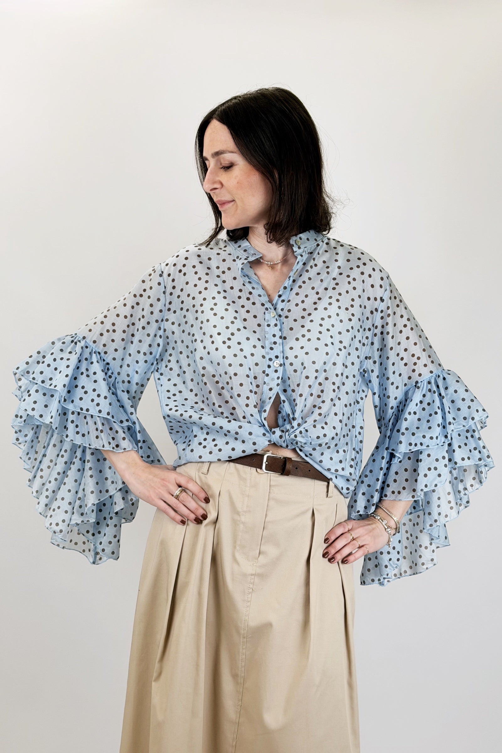 Camicia pois manica gale