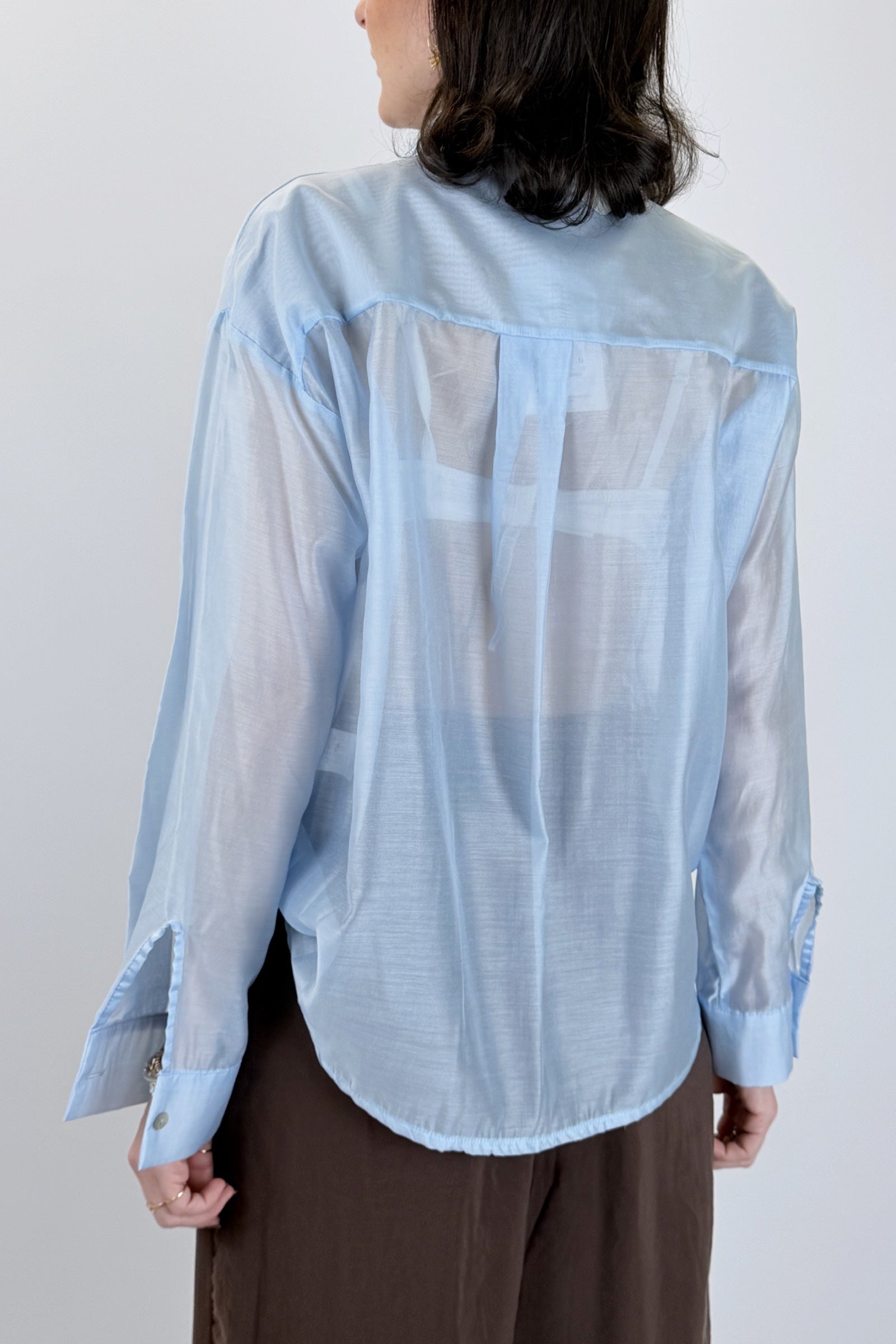 Camicia tasca paillettes