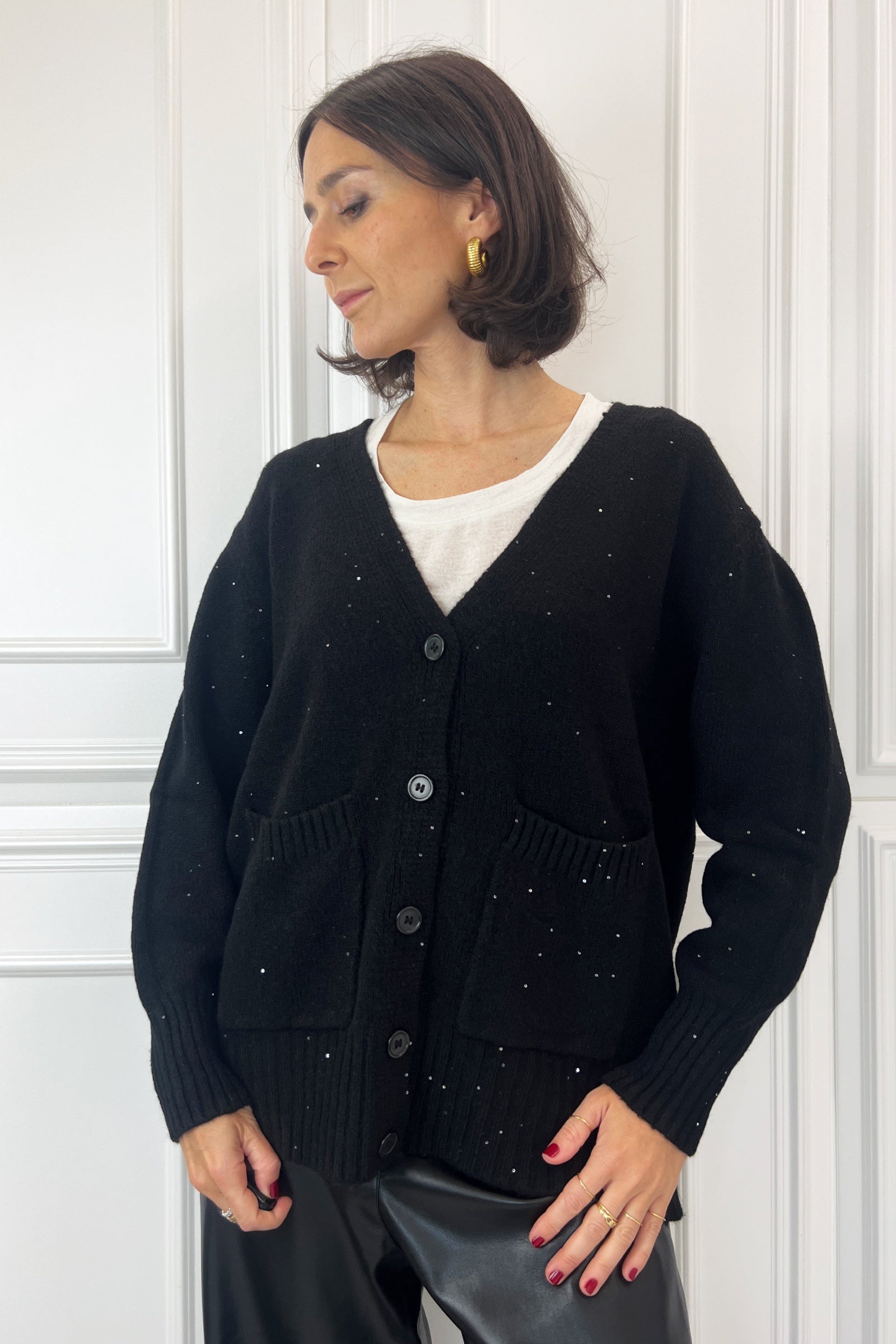 Cardigan paillettes