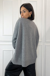 Maglia scollo V ampia