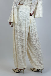 Pantalone pizzo con elastico