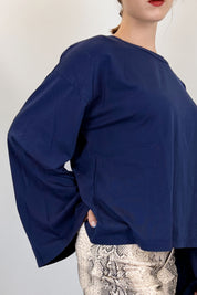 T-shirt manica a campana