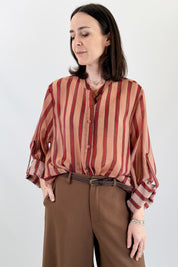 Camicia over righe