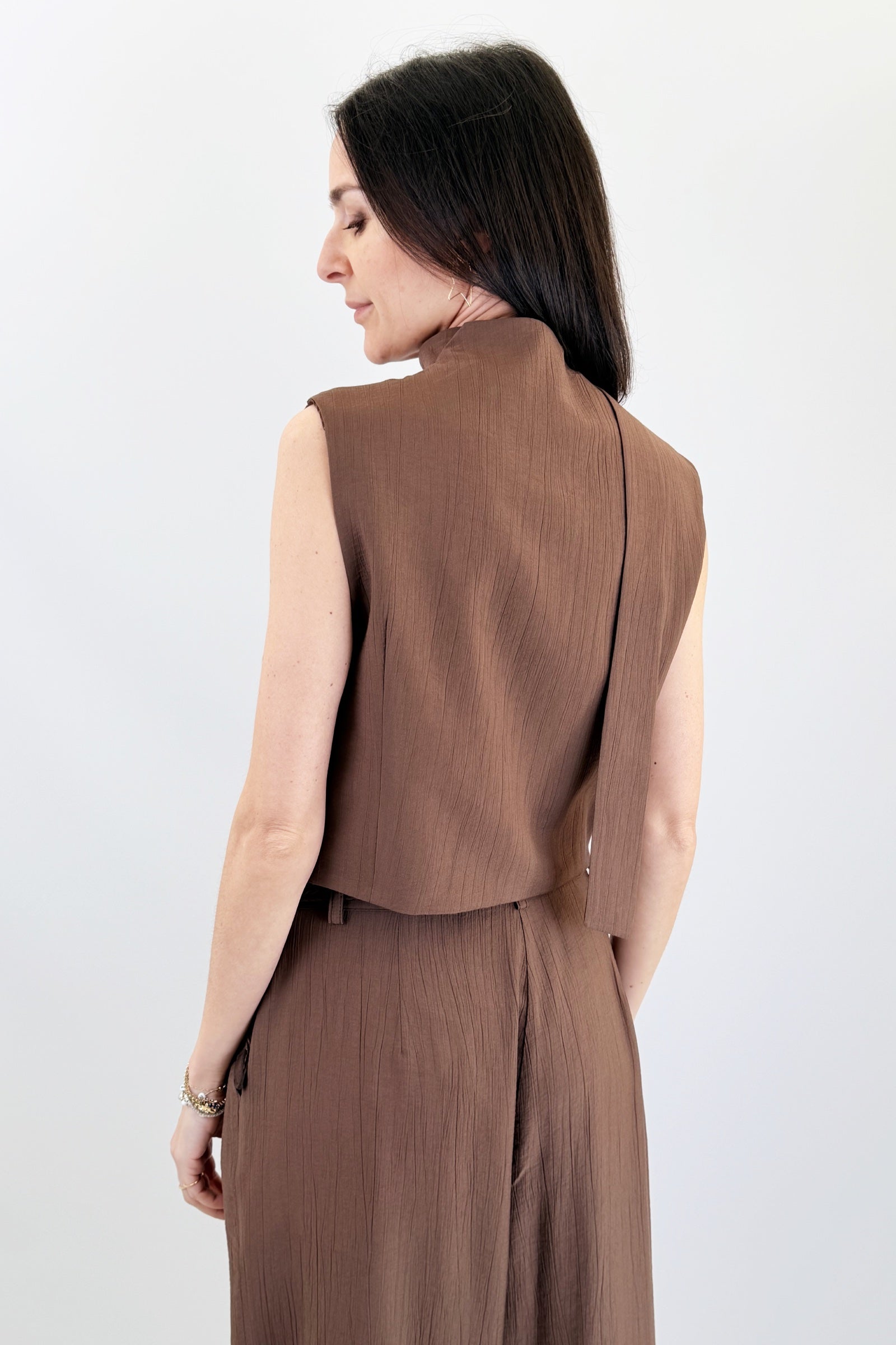 Gilet con cravattina