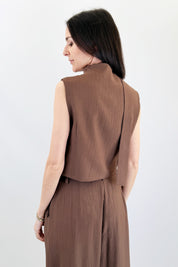 Gilet con cravattina