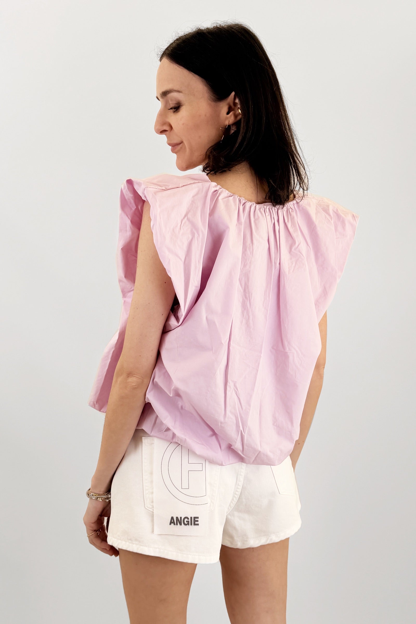 Maglia a palloncino in cotone