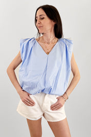 Maglia a palloncino in cotone