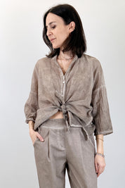 Camicia in mussola di cotone