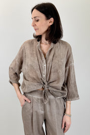 Camicia in mussola di cotone