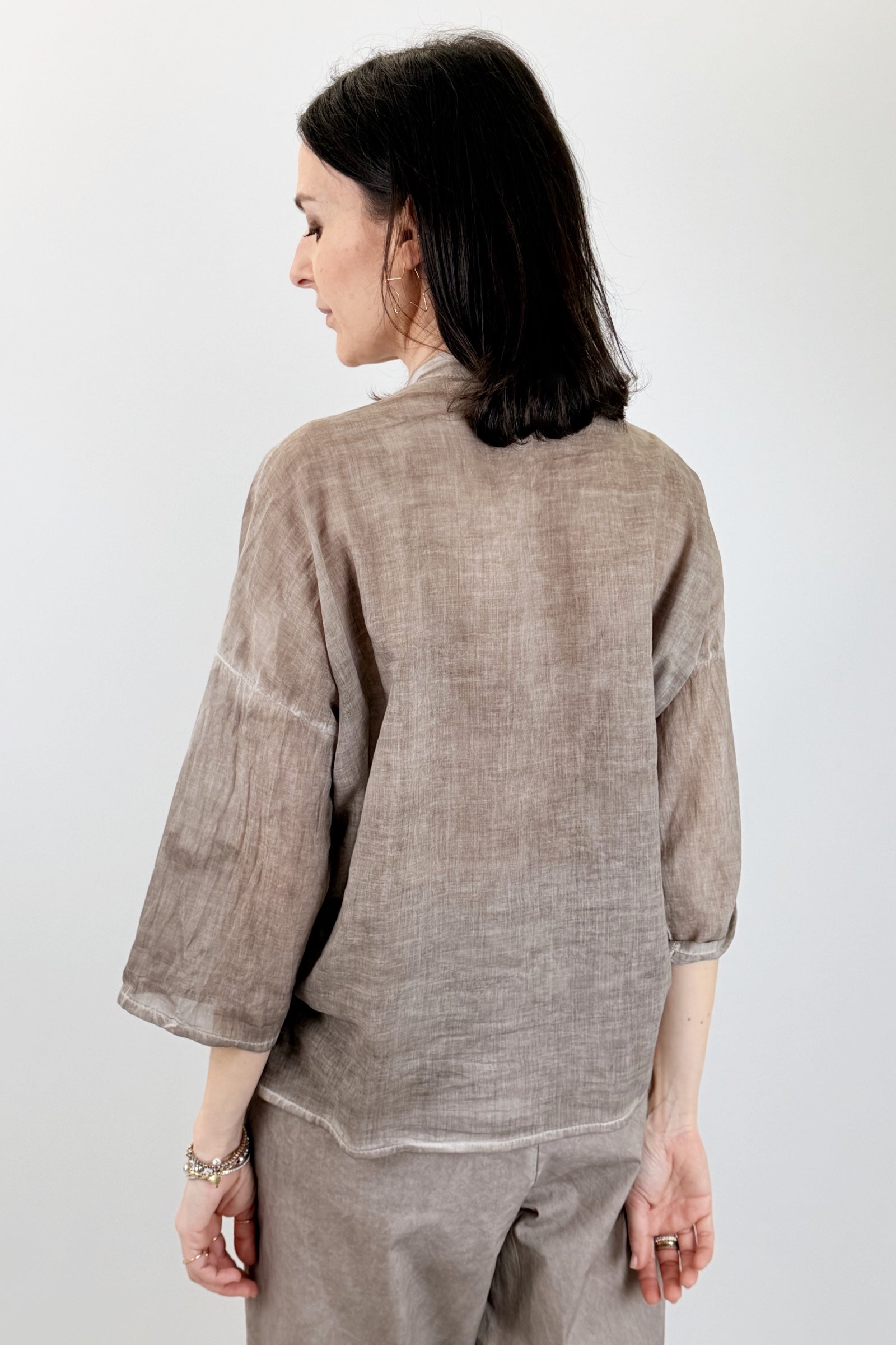 Camicia in mussola di cotone