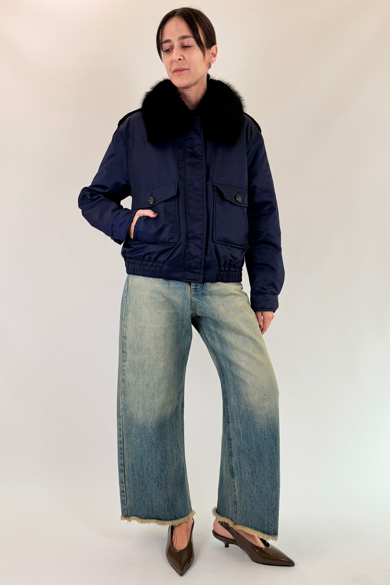 Parka piumino corto