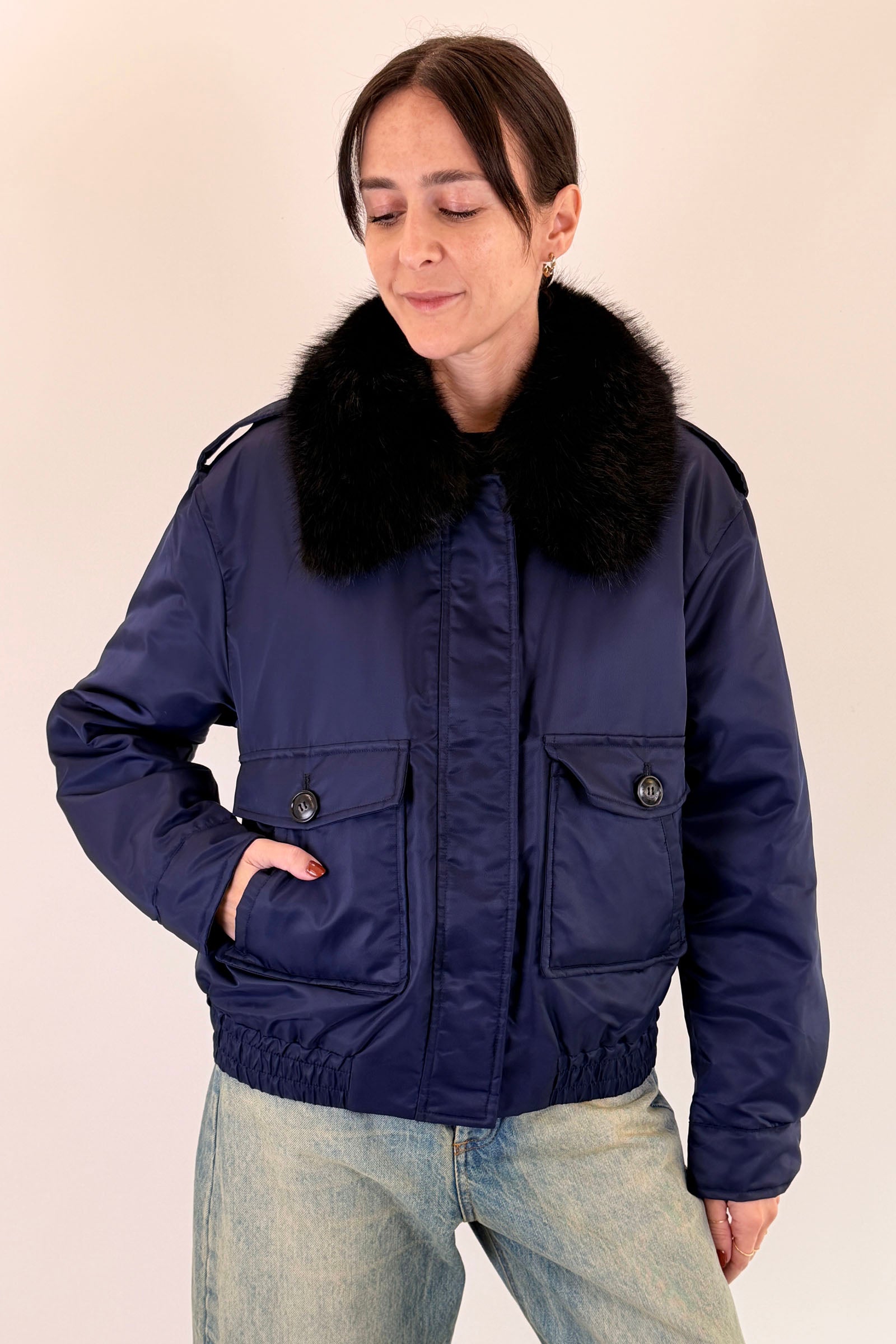 Parka piumino corto