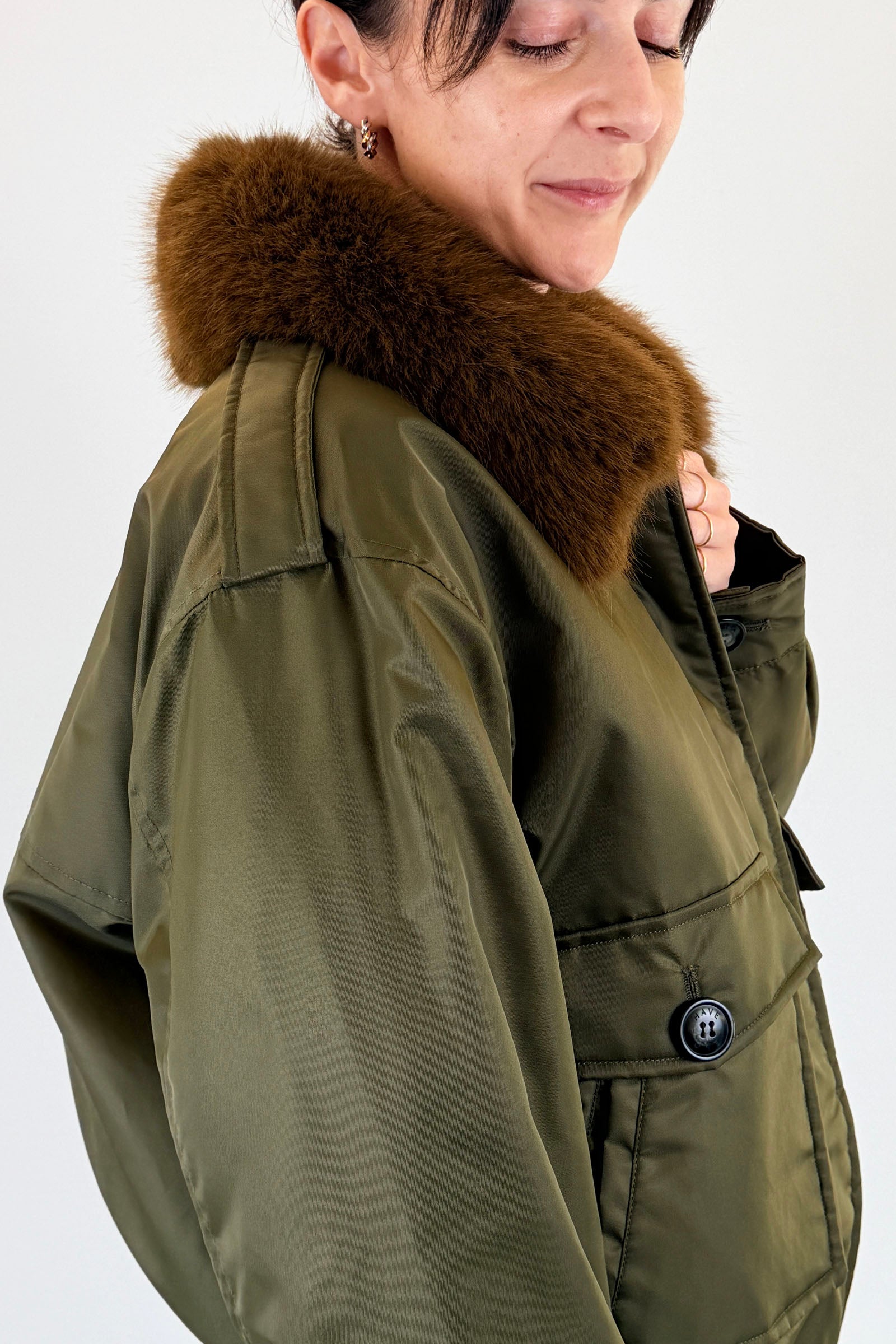 Parka piumino corto
