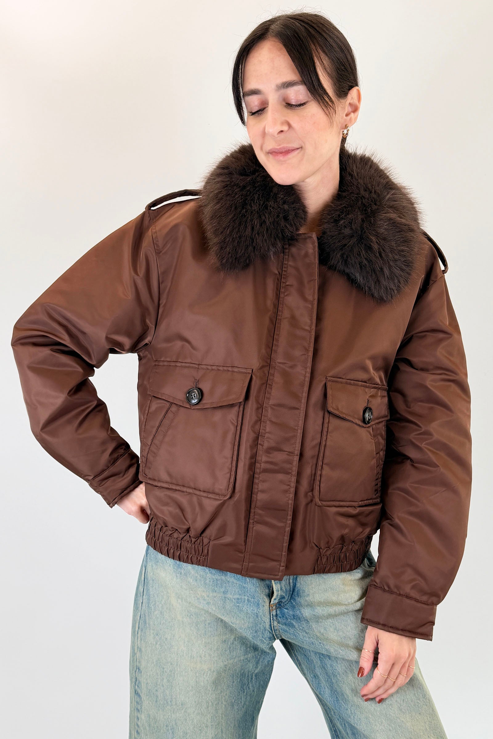 Parka piumino corto