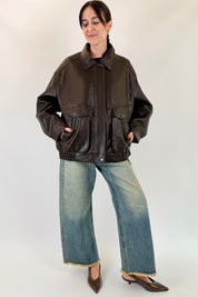 Bomber oversize con tasche