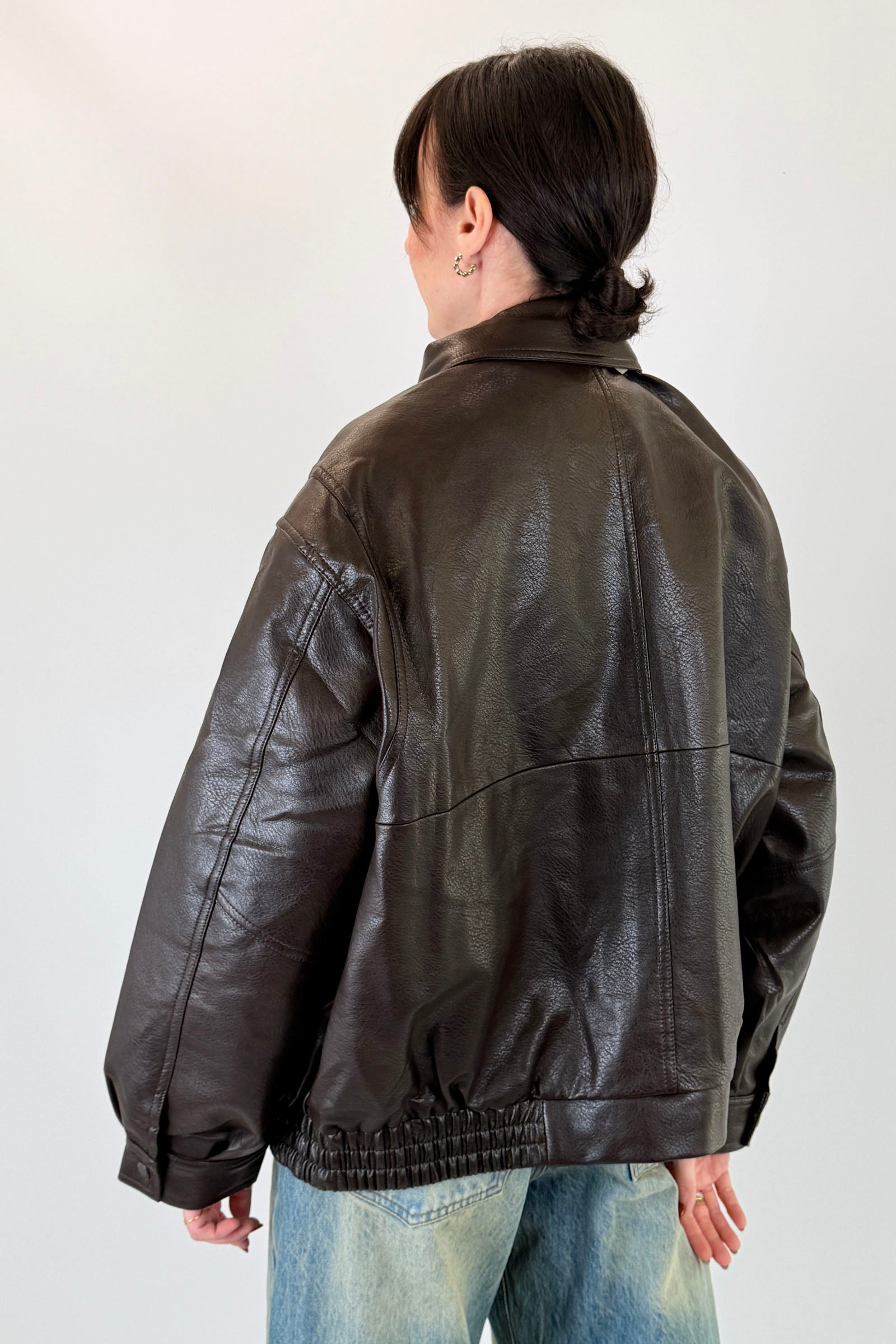Bomber oversize con tasche