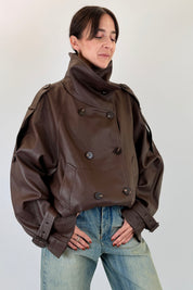Bomber oversize doppiopetto