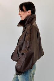 Bomber oversize doppiopetto