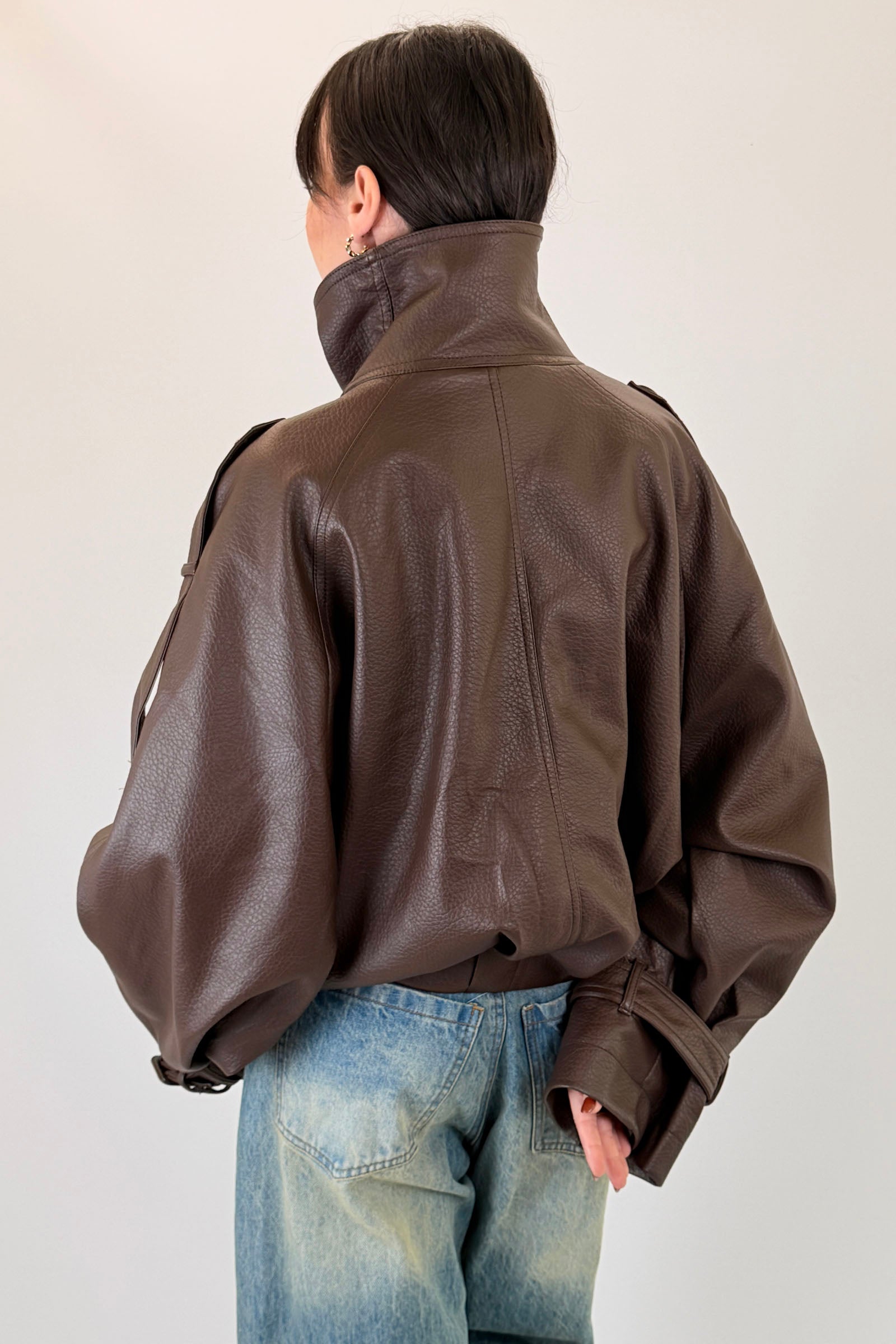 Bomber oversize doppiopetto