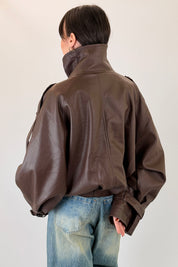 Bomber oversize doppiopetto