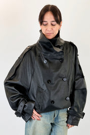 Bomber oversize doppiopetto