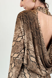 Abito schiena nuda SNAKE