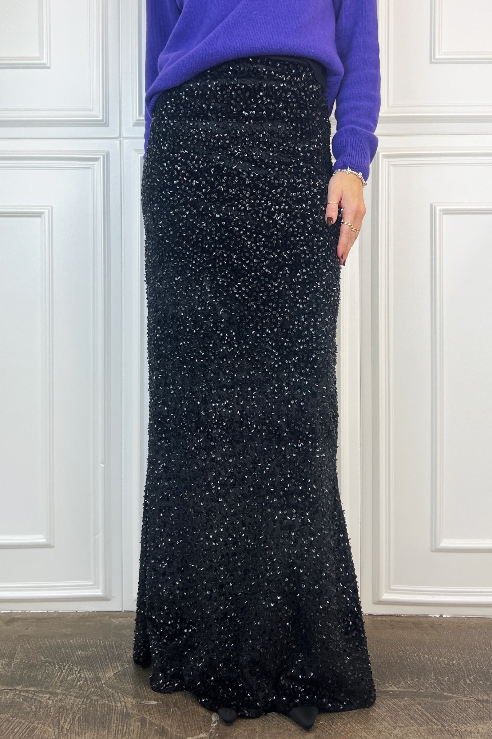 Gonna sirena paillettes