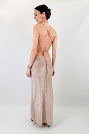 Abito lungo lurex