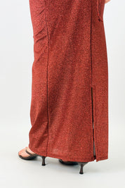 Abito lungo lurex
