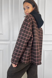 Giacca quadri con balaclava