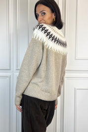 Maglia Fair Isle lurex