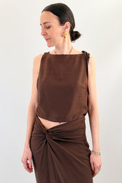 Top buco schiena