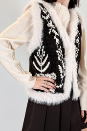 Gilet ricamato