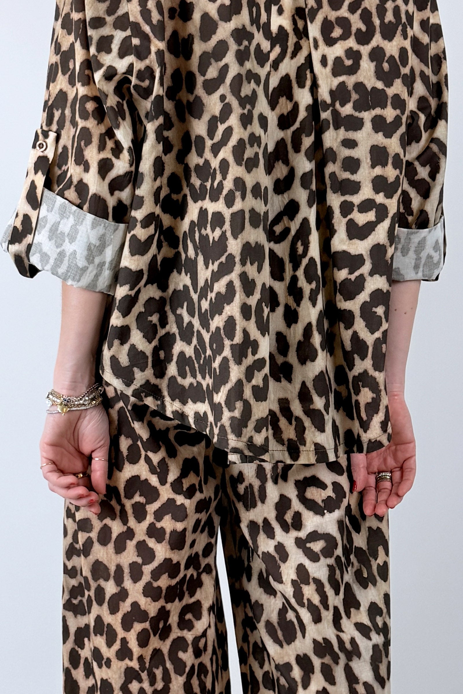 Camicia coreana animalier