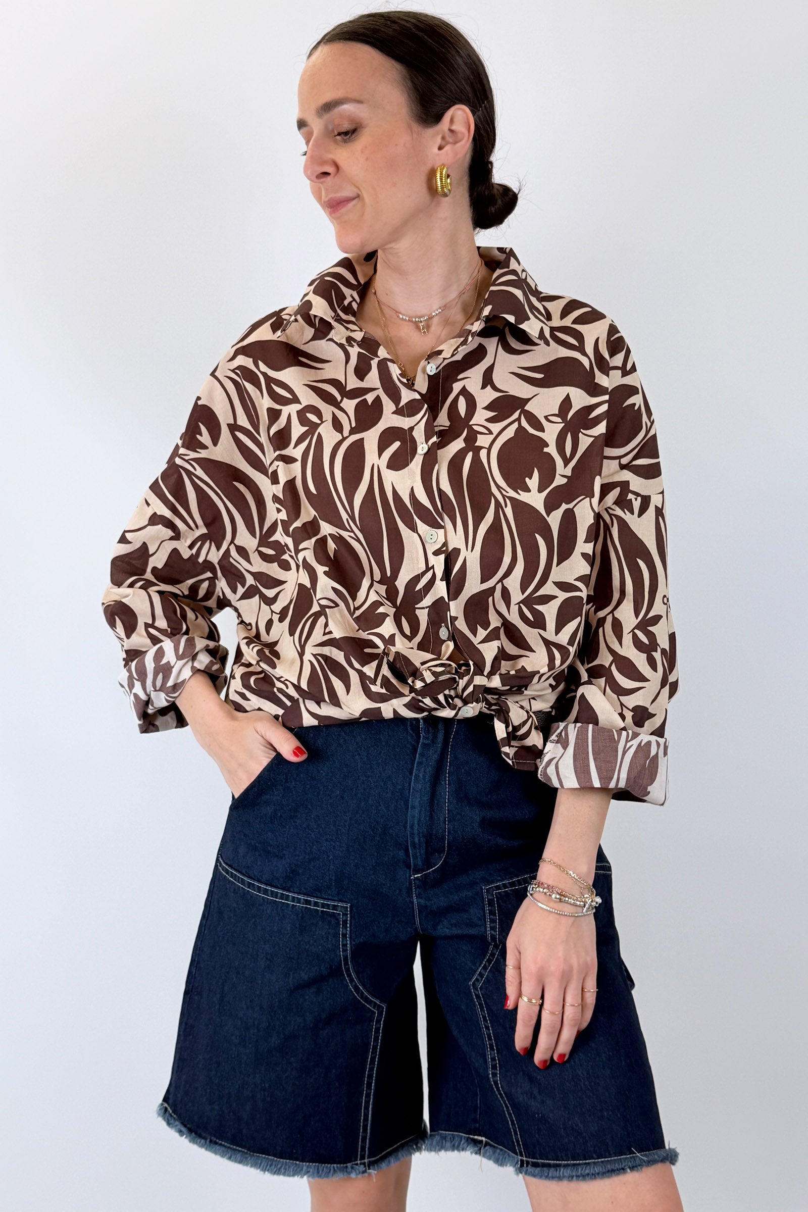 Camicia a fantasia