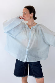 Camicia palloncino mussola