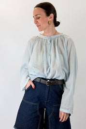 Camicia palloncino mussola