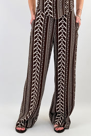 Pantalone palazzo fantasia